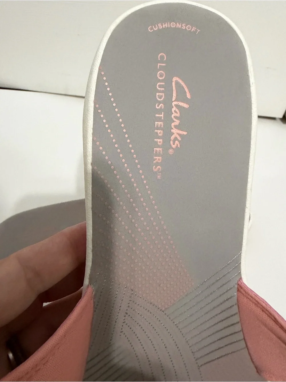 Clark’s pink cloud steppers sandals new women’s size 11 comfort‎ slip on summer